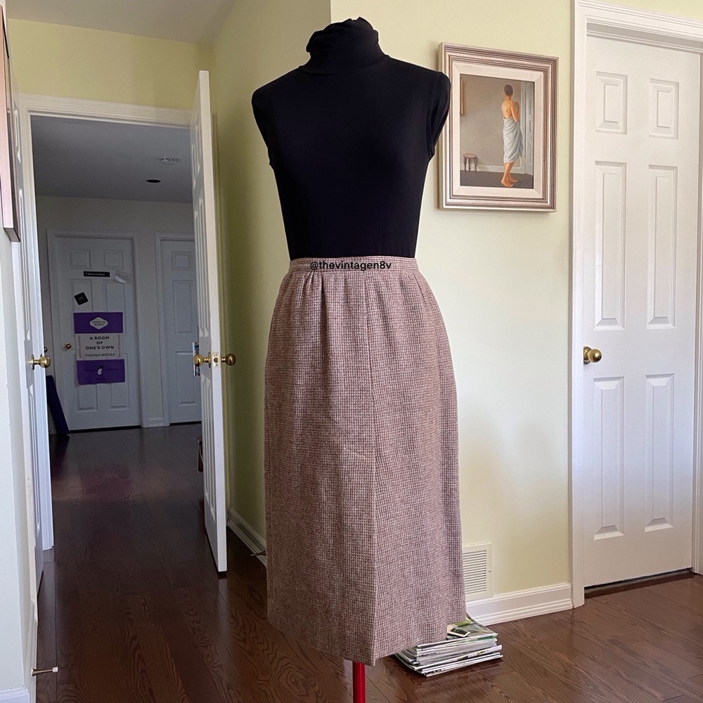 Vintage 70s Lady Balcarres wool skirt